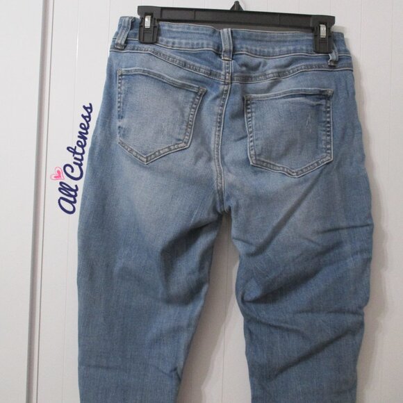 Rewash Cropped Distressed Jeans Size 27 - Picture 7 of 7